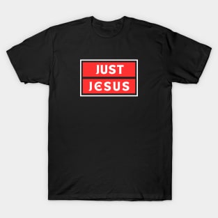 Just Jesus | Christian Saying T-Shirt